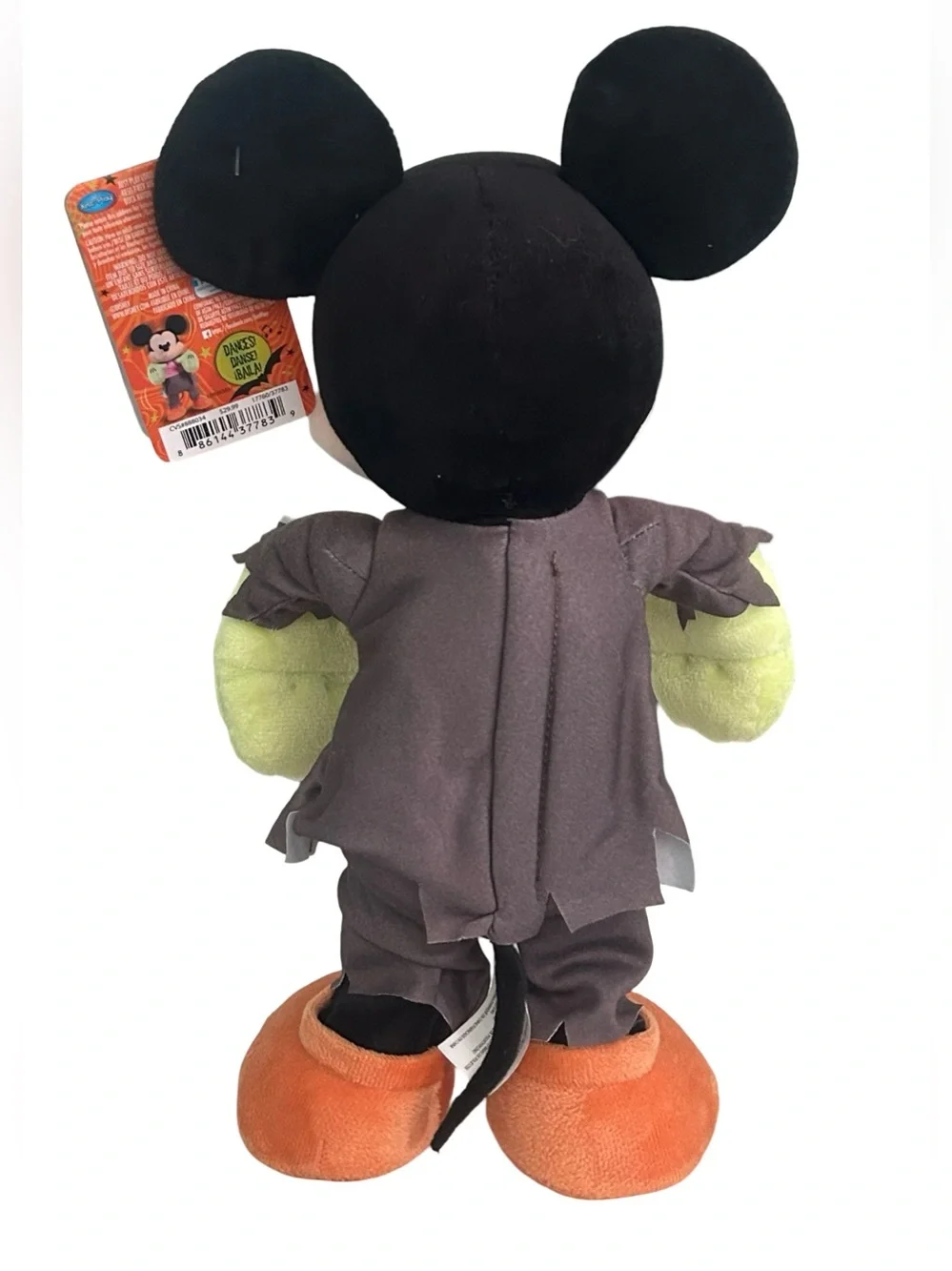Disney Mickey & Minnie Zombie Halloween Plush Set 14